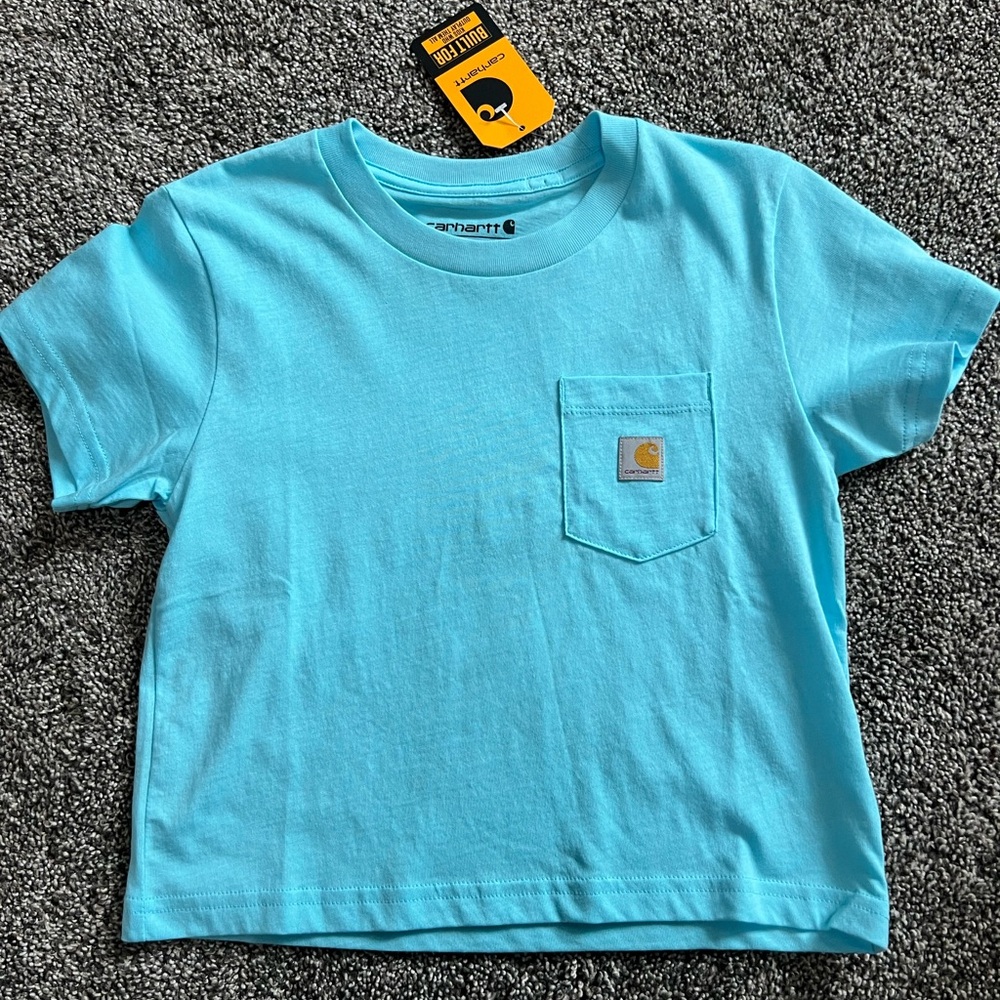 Carhartt Kids Aqua Short Sleeve Tee